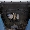 Защита картера двигателя и кпп Honda (Хонда) Civic (Цивик) 5D хэтчбек V-все (2012-) -все, (алюмин.)