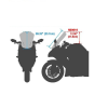 Ветровое стекло (Тонированное 95%) ZTechnik® VStream® для мотоцикла Honda GL1800 F6B Bagger (SC68)