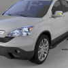 Пороги алюминиевые (Onyx) Honda CR-V III (2007-2012)