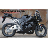 Защитные дуги + слайдеры Crazy Iron для мотоцикла Honda CBR600RR '09-'12 (3 точки опоры)