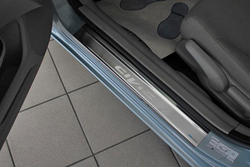 Накладки на пороги для Honda Civic IX 4D (2012+) из нержавеющей стали Накладки на пороги для Honda Civic IX 4D (2012+) из нержавеющей стали
