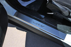 Накладки на пороги для Honda CR-V 4 (2012+) из нержавеющей стали