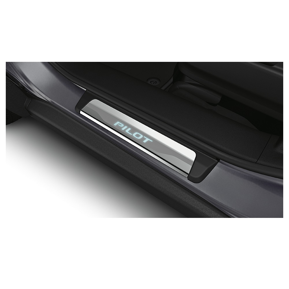 Накладки на пороги с синей подсветкой для Honda Pilot 3 2019-2021 Накладки на пороги с синей подсветкой для Honda Pilot 3 2019-2021