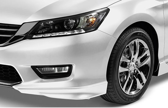 Накладки переднего бампера для Honda Accord 9 поколения  Накладки переднего бампера для Honda Accord 9 поколения