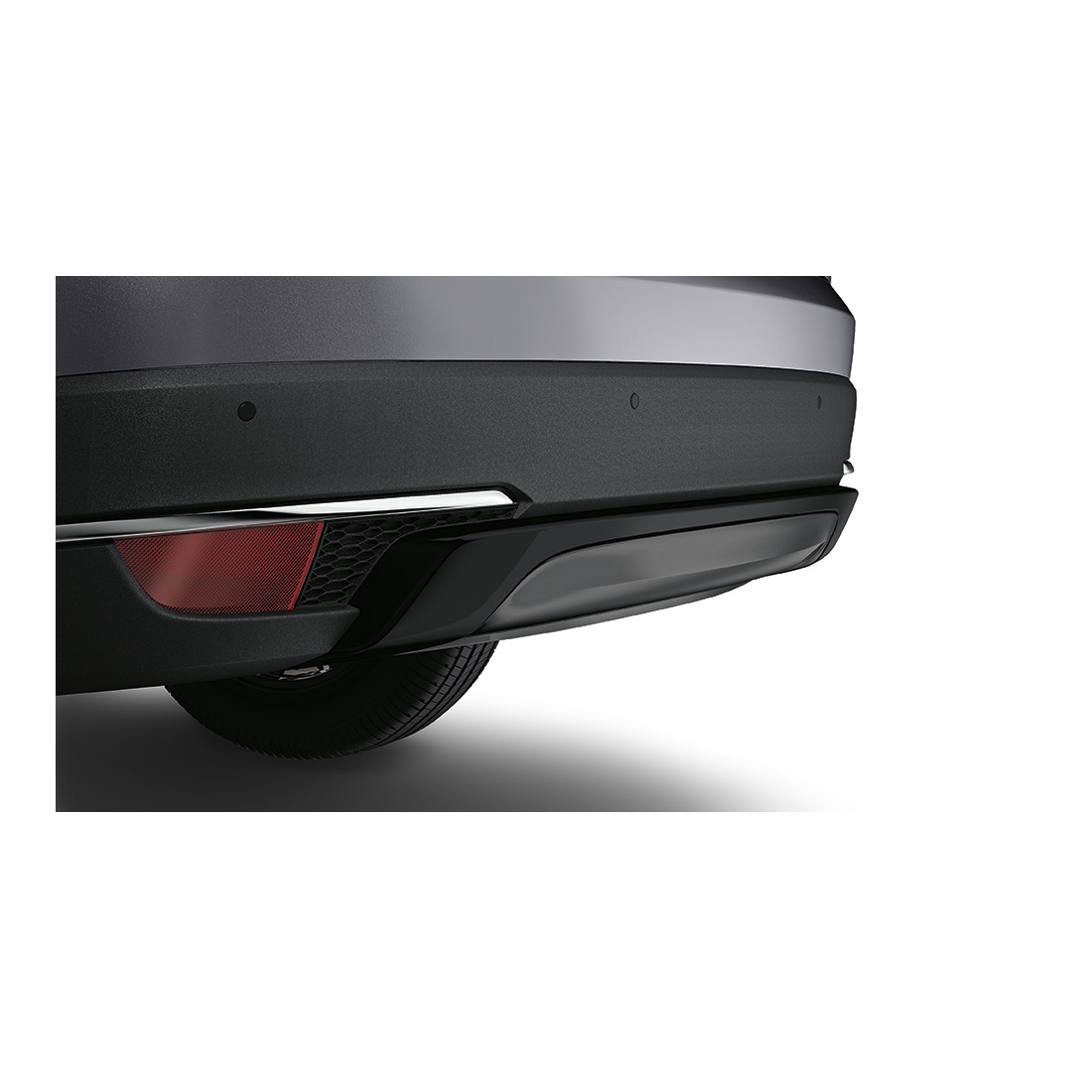 Накладка заднего бампера (черная) для Honda Pilot 3 2019-2021 Накладка заднего бампера (черная) для Honda Pilot 3 2019-2021