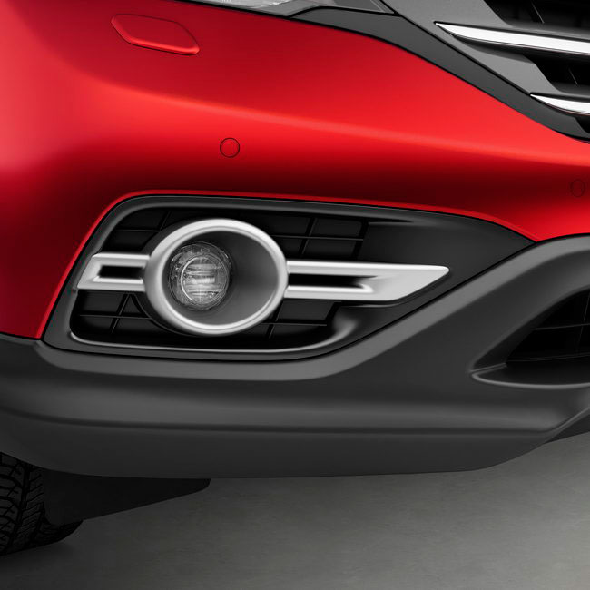 Накладки  на передние противотуманные фары Honda CR-V 4 (08F56T1G600) Накладки  на передние противотуманные фары Honda CR-V 4 (08F56T1G600)