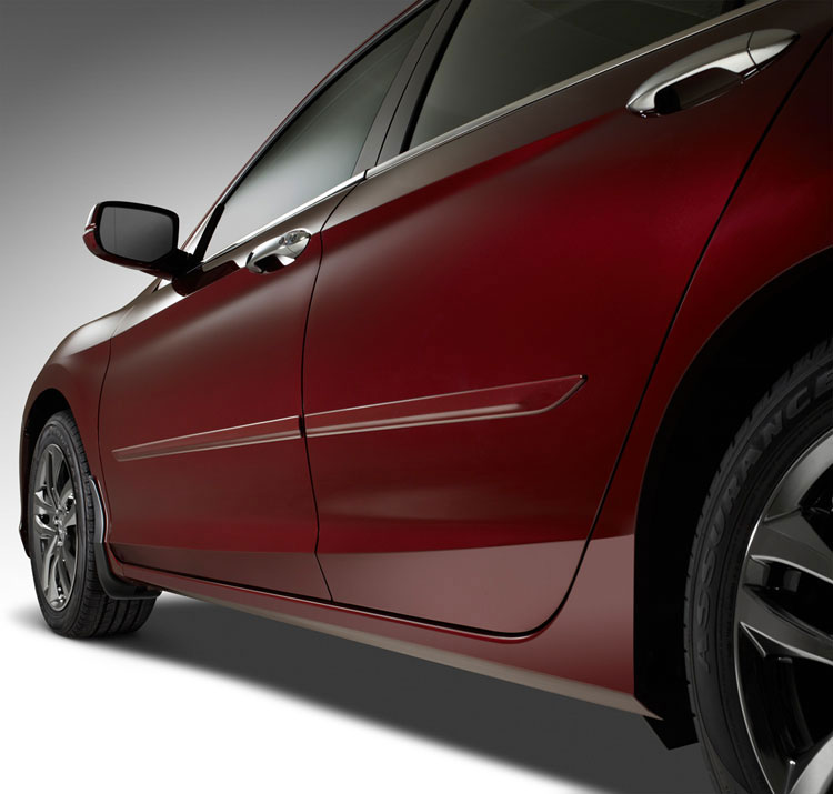 Молдинги боковые под окраску Honda Accord (08P05T2F6T0) Молдинги боковые под окраску Honda Accord (08P05T2F6T0)