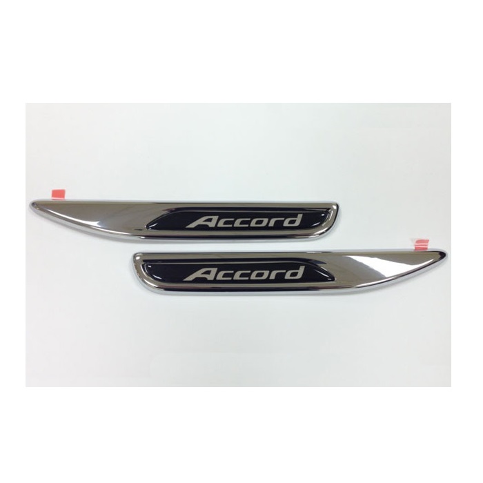 Хромированные накладки передних крыльев для Honda Accord 9 поколения Хромированные накладки передних крыльев для Honda Accord 9 поколения