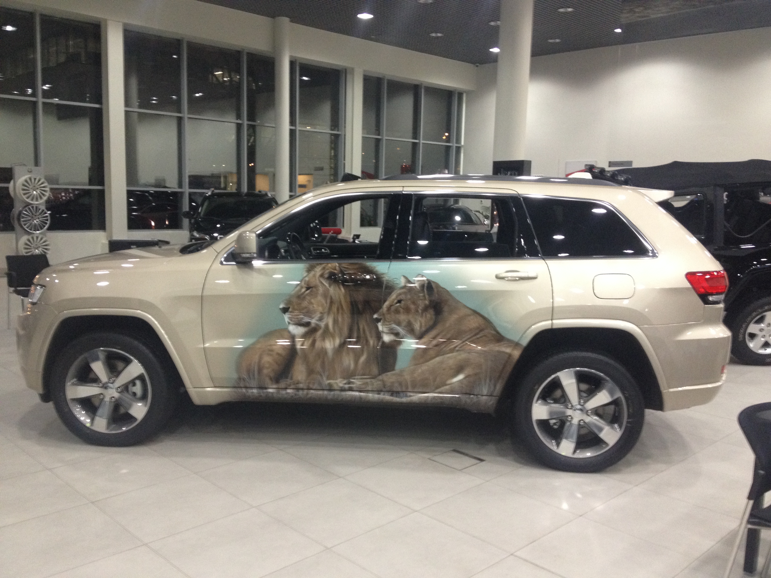 Аэрография Jeep  Аэрография Jeep