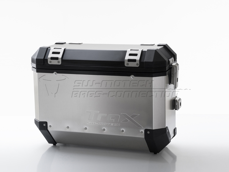 Боковой кофр (правый) SW-Motech TraX® EVO ALU-BOX L. 45 L. Right Silver для мотоцикла Honda Боковой кофр (правый) SW-Motech TraX® EVO ALU-BOX L. 45 L. Right Silver для мотоцикла Honda