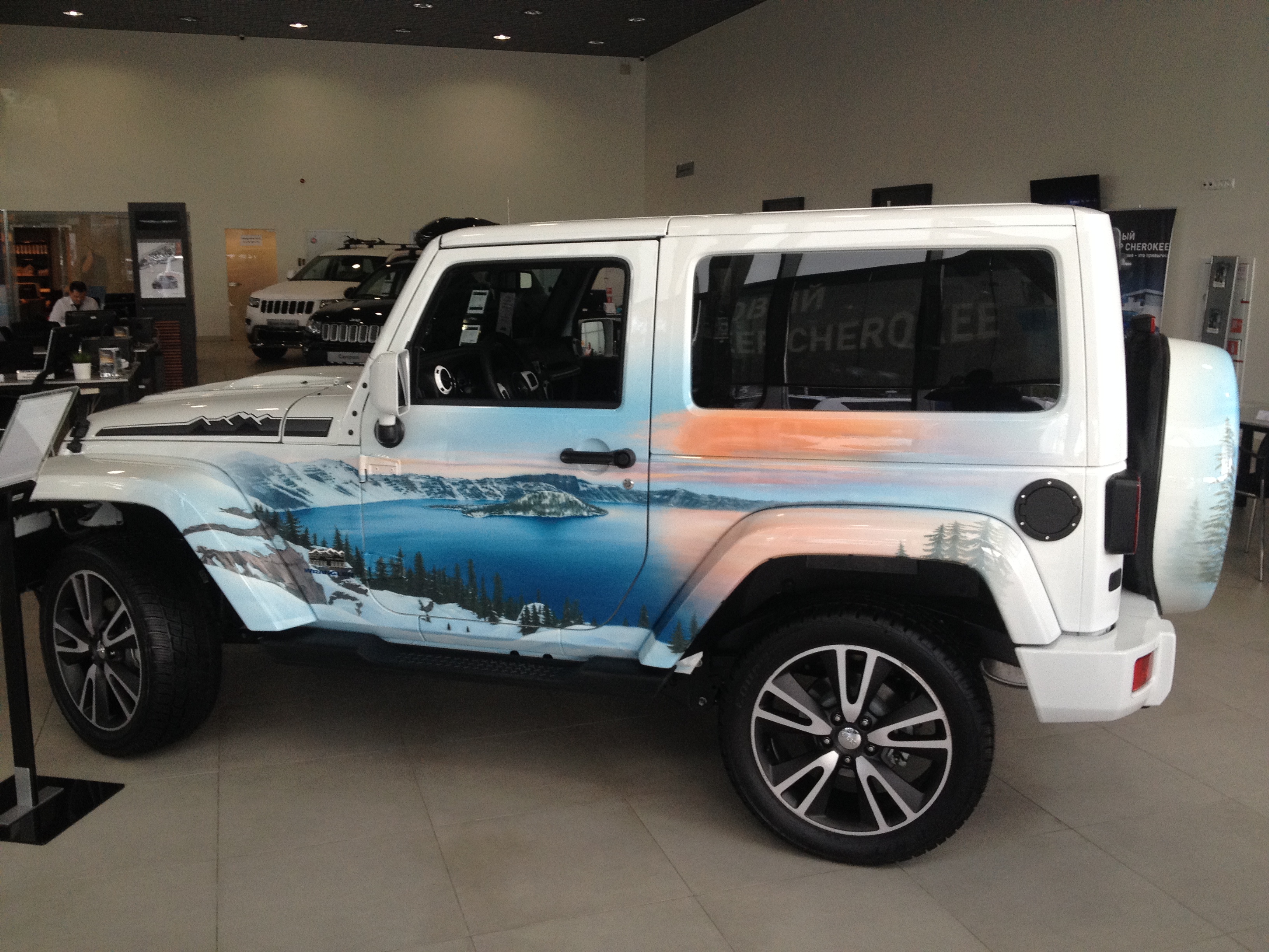 Аэрография Jeep Wrangler   Аэрография Jeep Wrangler