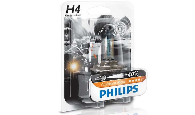 Лампа галогенная Philips CityVision Moto + 40% Лампа галогенная Philips CityVision Moto + 40%