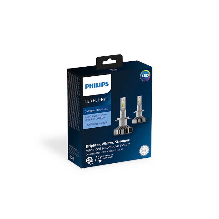 Лампы светодиодные LED H7 Philips X-treme Ultinon + 200% Лампы светодиодные LED H7 Philips X-treme Ultinon + 200%