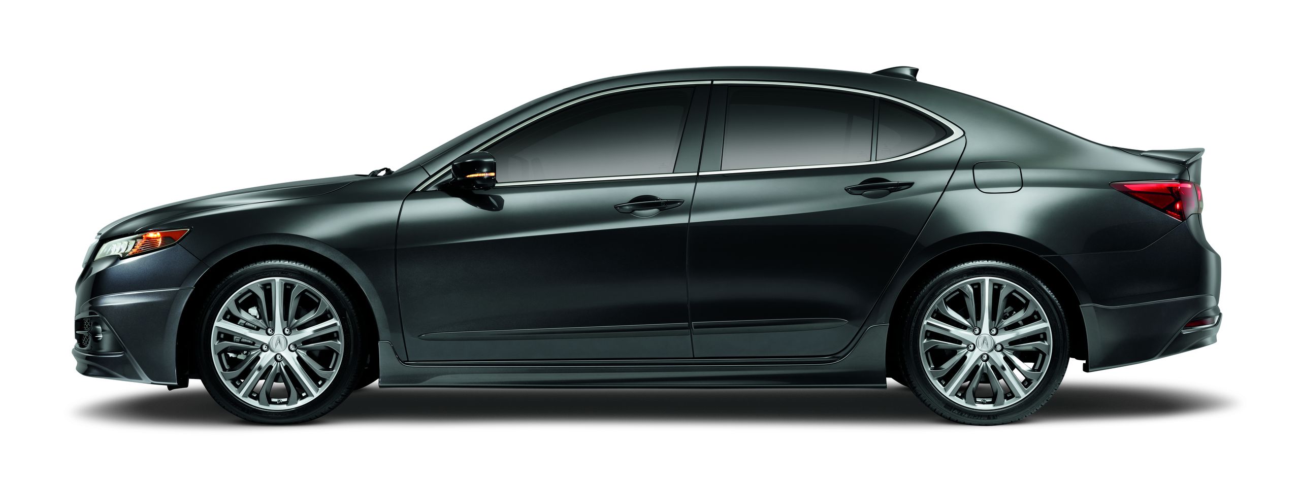 Спойлер боковой, *NH731P* (CRYSTAL BLACK PEARL)  черный перламутр Acura TLX