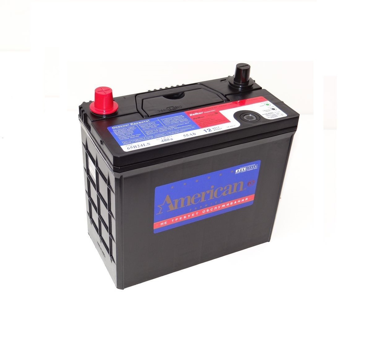 Аккумулятор American 55 A/Ч (65B24LS)