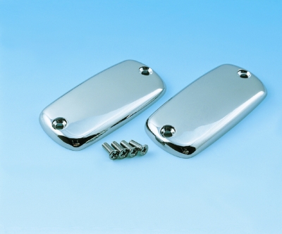 Хромированные накладки на главный тормозной цилиндр (пара) для Honda GL1800 Gold Wing 2-288  Хромированные накладки на главный тормозной цилиндр (пара) для Honda GL1800 Gold Wing 2-288