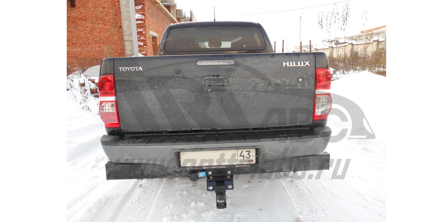 Фаркоп TOYOTA HILUX 2015- (без электрики)