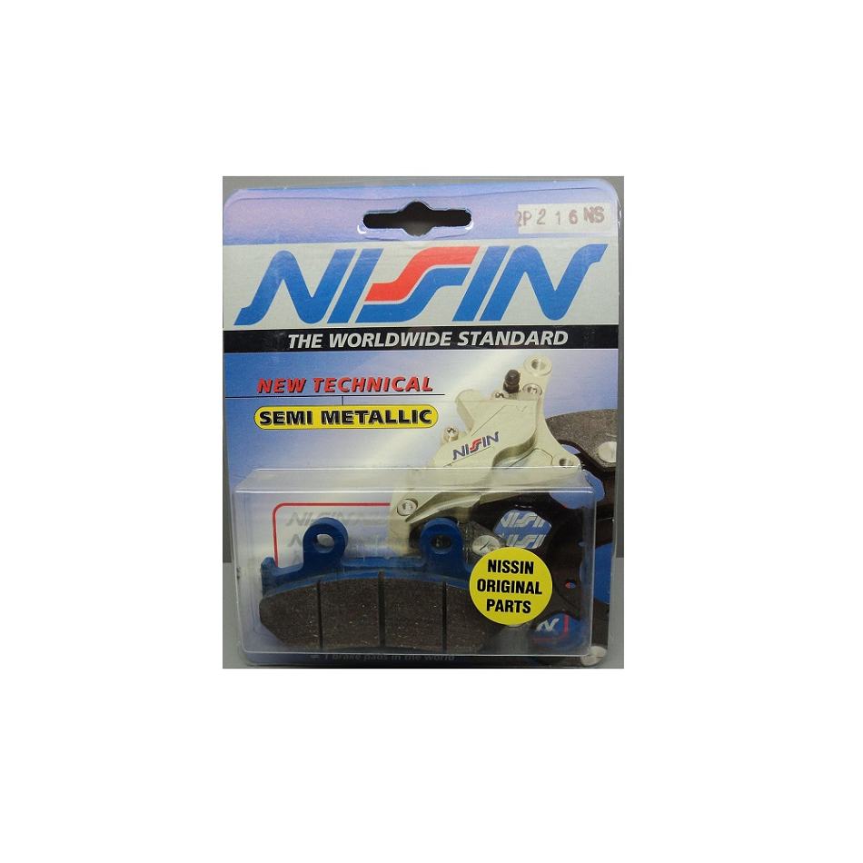 Тормозные колодки передние Nissin 2P-216NS для мотоциклов Honda Тормозные колодки передние Nissin 2P-216NS для мотоциклов Honda