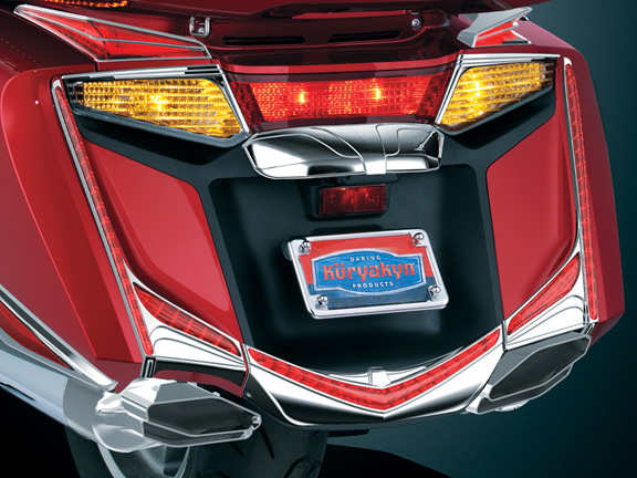 Накладки на задний кофр со светодиодами (Пара) для Honda GL1800 Gold Wing 3237 Накладки на задний кофр со светодиодами (Пара) для Honda GL1800 Gold Wing 3237