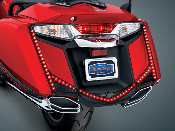 Накладка на заднее крыло Black LED (1 шт.) для Honda GL1800 Gold Wing 3248  Накладка на заднее крыло Black LED (1 шт.) для Honda GL1800 Gold Wing 3248