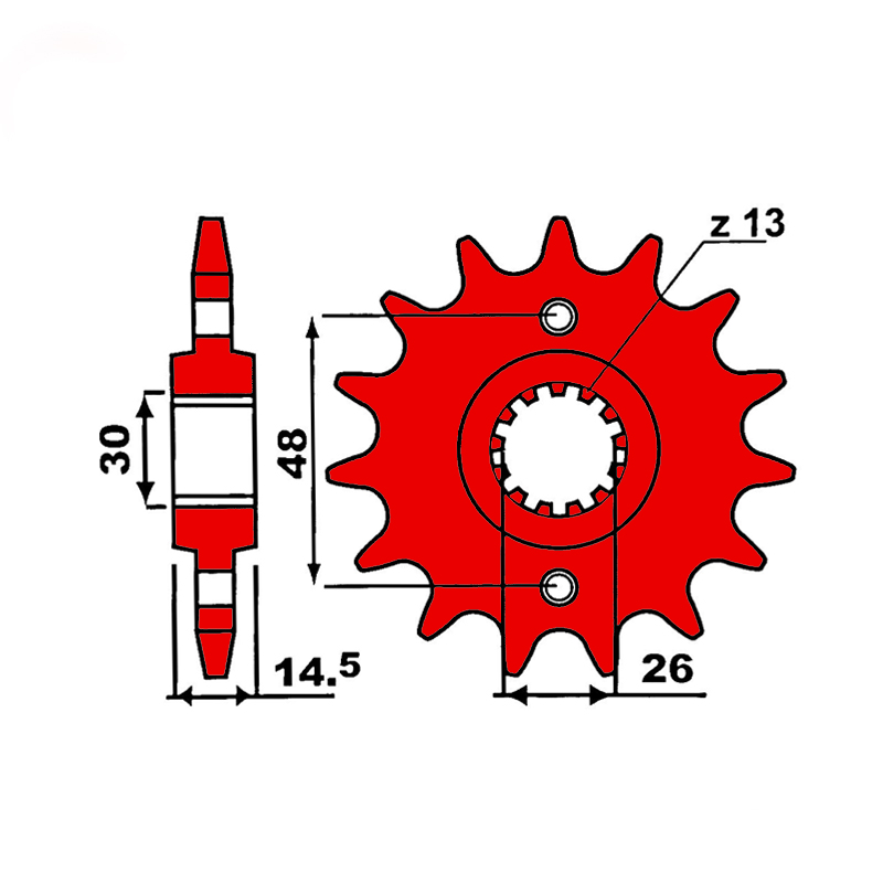 Звезда передняя ведущая PBR 339 под 530 цепи Звезда передняя ведущая PBR 339 под 530 цепи