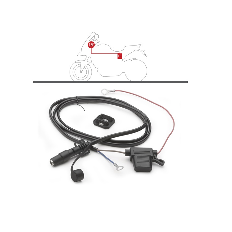 Универсальная розетка Givi / Kappa 12V для мотоциклов Honda Универсальная розетка Givi / Kappa 12V для мотоциклов Honda