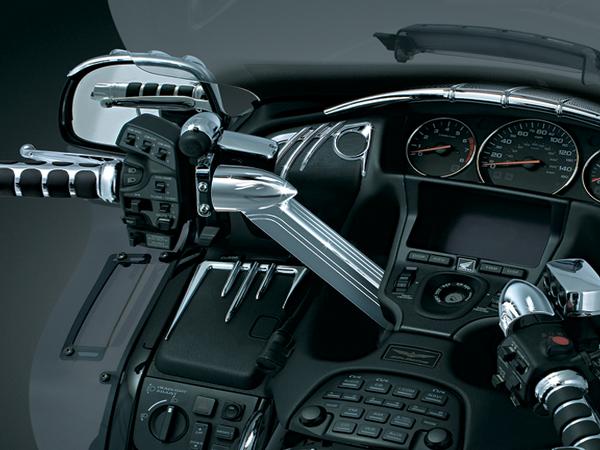 Накладки на руль, хром (пара) для Honda GL1800 3747 Накладки на руль, хром (пара) для Honda GL1800 3747