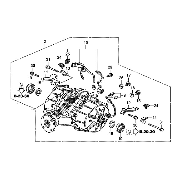 Дифференциал Honda Pilot 41200RN7000 Дифференциал Honda Pilot 41200RN7000