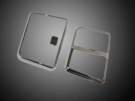 Хромированные  накладки на бардачки (пара) для Honda GL1800 Gold Wing 45-1296 Хромированные  накладки на бардачки (пара) для Honda GL1800 Gold Wing 45-1296