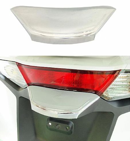 Хромированная накладка на рамку номерного знака (1 шт.) для Honda GL1800 Gold Wing 45-1899 Хромированная накладка на рамку номерного знака (1 шт.) для Honda GL1800 Gold Wing 45-1899