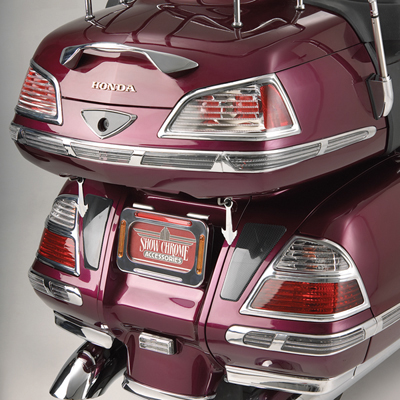 Молдинги на задний кофр с подсветкой (комплект) для Honda GL1800 Gold Wing  52-701A Молдинги на задний кофр с подсветкой (комплект) для Honda GL1800 Gold Wing  52-701A