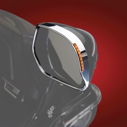 Накладки на зеркала с диодными указателями поворота (пара) для Honda GL1800 Gold Wing 52-755  Накладки на зеркала с диодными указателями поворота (пара) для Honda GL1800 Gold Wing 52-755