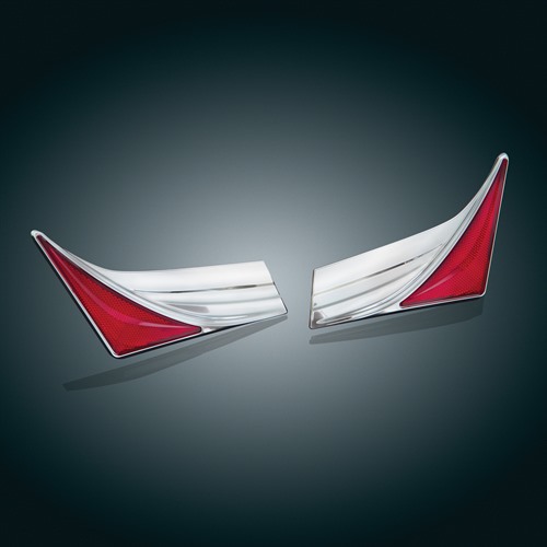 Хромированные накладки на боковые кофры (Пара) для Honda GL1800 Gold Wing 52-829 Хромированные накладки на боковые кофры (Пара) для Honda GL1800 Gold Wing 52-829