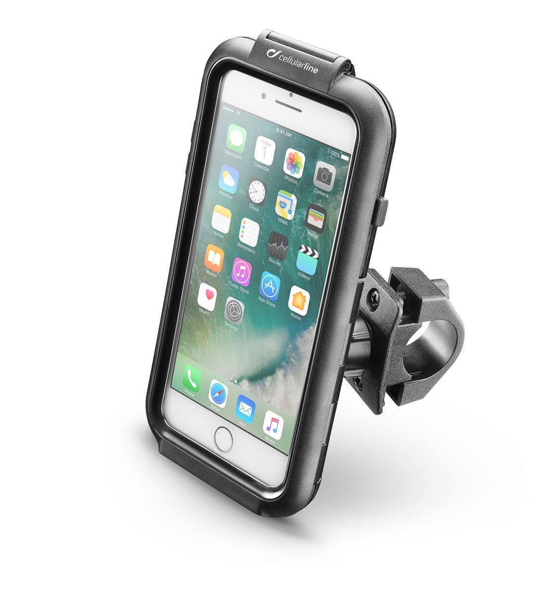 Держатель Interphone для телефона iPhone 7 Plus на руль мотоцикла  Держатель Interphone для телефона iPhone 7 Plus на руль мотоцикла