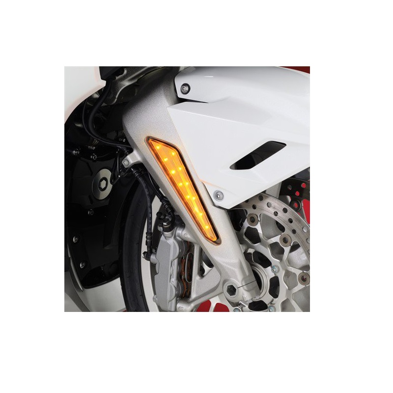 Подсветка на переднюю вилку (LED, желтая) для Honda GL1800 Gold Wing 2018- Подсветка на переднюю вилку (LED, желтая) для Honda GL1800 Gold Wing 2018-