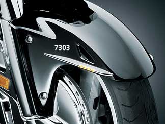 Молдинги на переднее крыло (пара) для Honda GL1800 Gold Wing 7303 Молдинги на переднее крыло (пара) для Honda GL1800 Gold Wing 7303