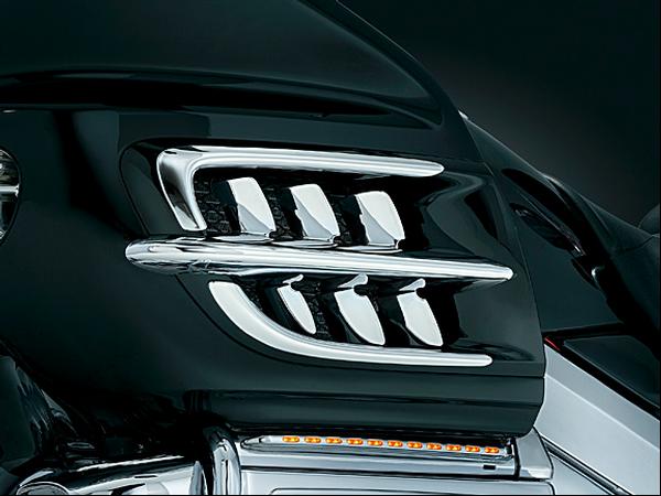 Хромированные накладки на боковые воздухозаборники (комплект) для Honda GL1800 Gold Wing  7319 Хромированные накладки на боковые воздухозаборники (комплект) для Honda GL1800 Gold Wing  7319