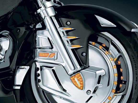 Хромированные накладки на вилку (пара) для Honda GL1800 Gold Wing  7445 Хромированные накладки на вилку (пара) для Honda GL1800 Gold Wing  7445