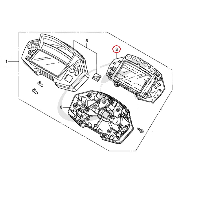 Электронное табло для Honda VFR1200X Crosstourer 2014-2015 Электронное табло для Honda VFR1200X Crosstourer 2014-2015