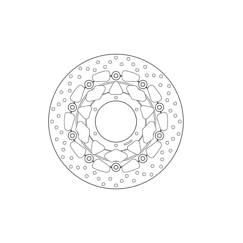 Передний тормозной диск Brembo для мотоцикла Honda Передний тормозной диск Brembo для мотоцикла Honda