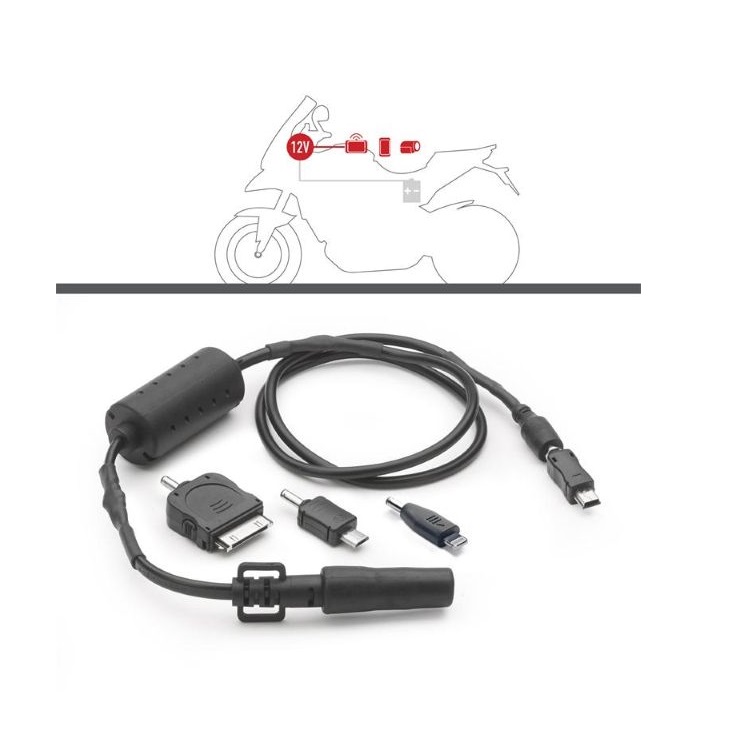 Адаптер Givi / Kappa для подключения мобильных устройств Адаптер Givi / Kappa для подключения мобильных устройств