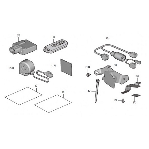 Оригинальная сигнализация для Honda X-ADV (2025 - н.в.)