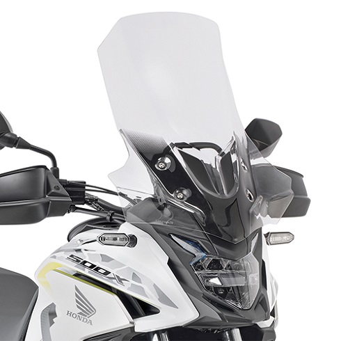 Высокое лобовое стекло Givi, Kappa для Honda CB500X (2019 - 2023) Высокое лобовое стекло Givi, Kappa для Honda CB500X (2019 - 2023)