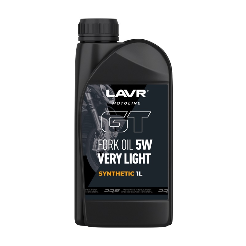 Вилочное масло LAVR GT Fork oil 5W 1л для мотоциклов Honda