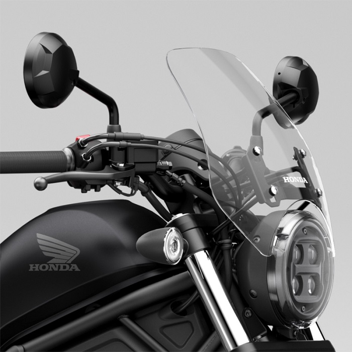 Оригинальное высокое ветровое стекло для Honda CMX500 Rebel (2025 - н.в.) Оригинальное высокое ветровое стекло для Honda CMX500 Rebel (2025 - н.в.)