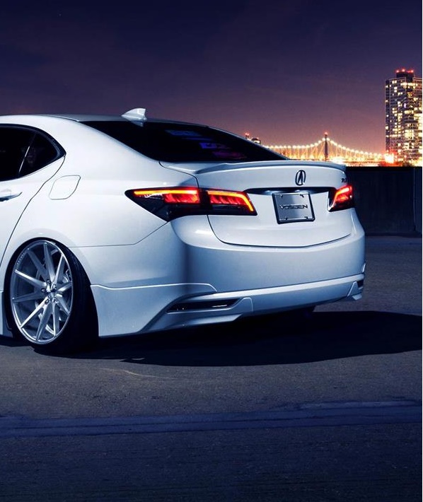 Накладки на  задний бампер (все цвета) Acura TLX Накладки на  задний бампер (все цвета) Acura TLX