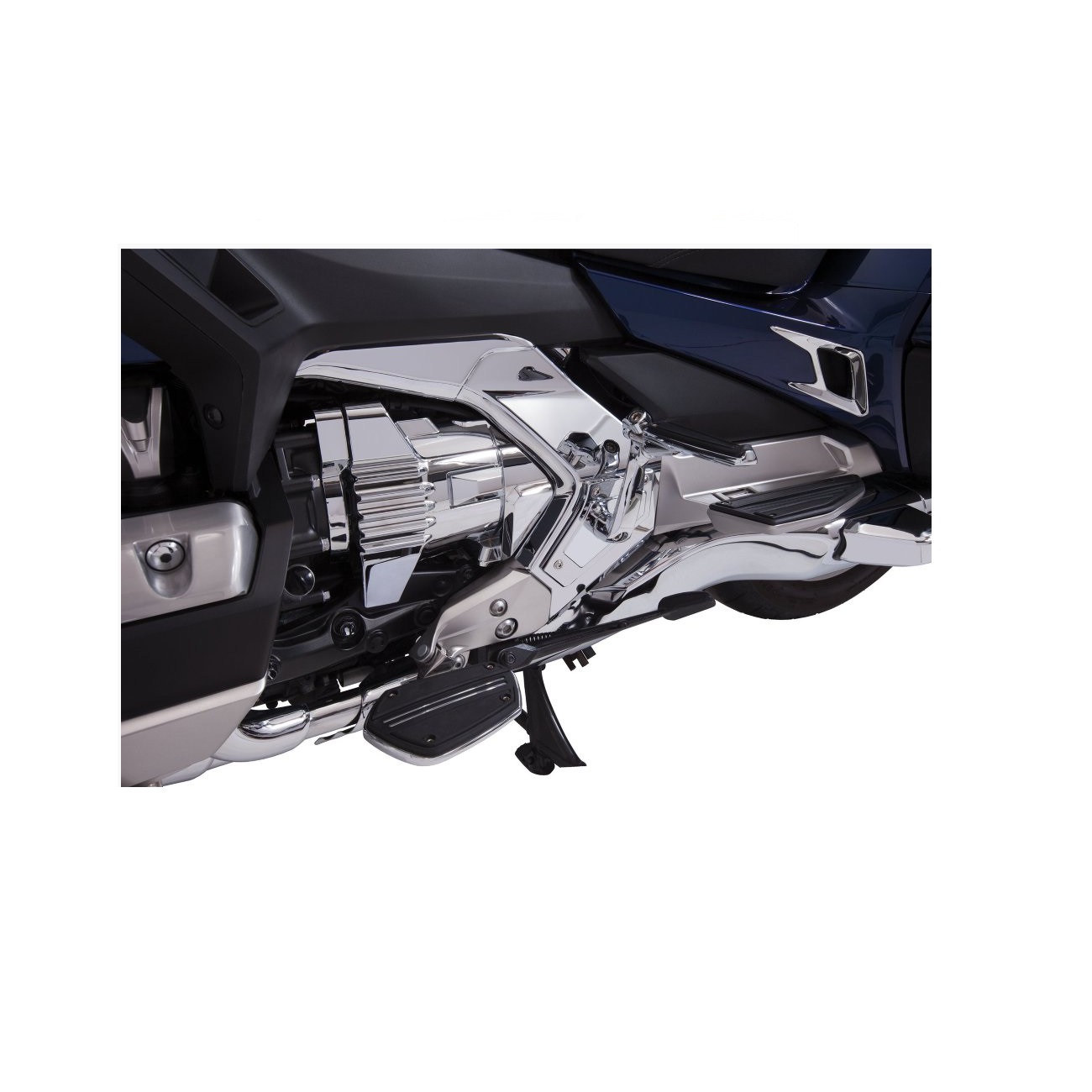 Накладка на двигатель (хром) для Honda GL1800 Gold Wing DCT 2018-  Накладка на двигатель (хром) для Honda GL1800 Gold Wing DCT 2018-