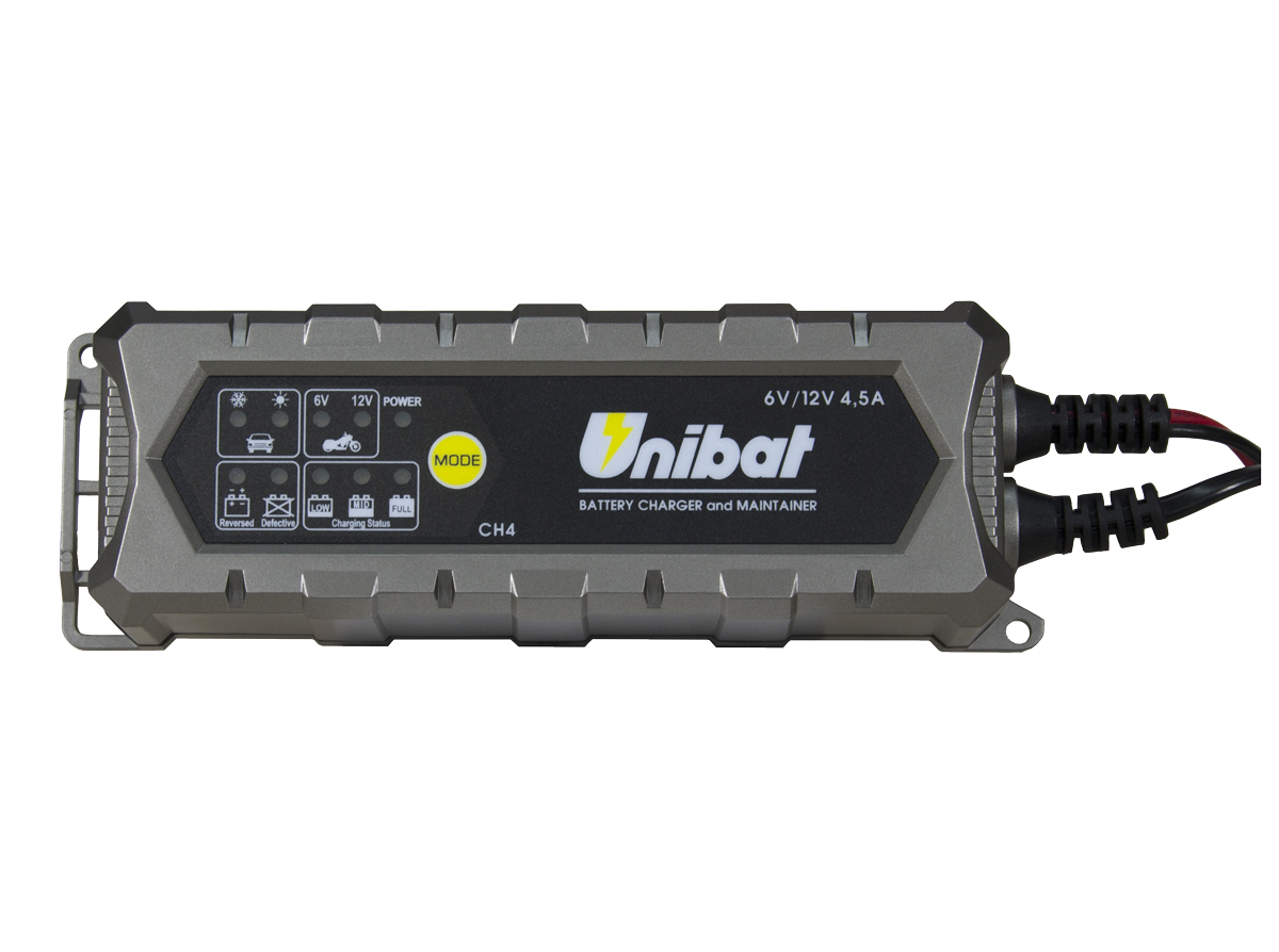 Зарядное устройство для мотоцикла Unibat 4.5 A Зарядное устройство для мотоцикла Unibat 4.5 A