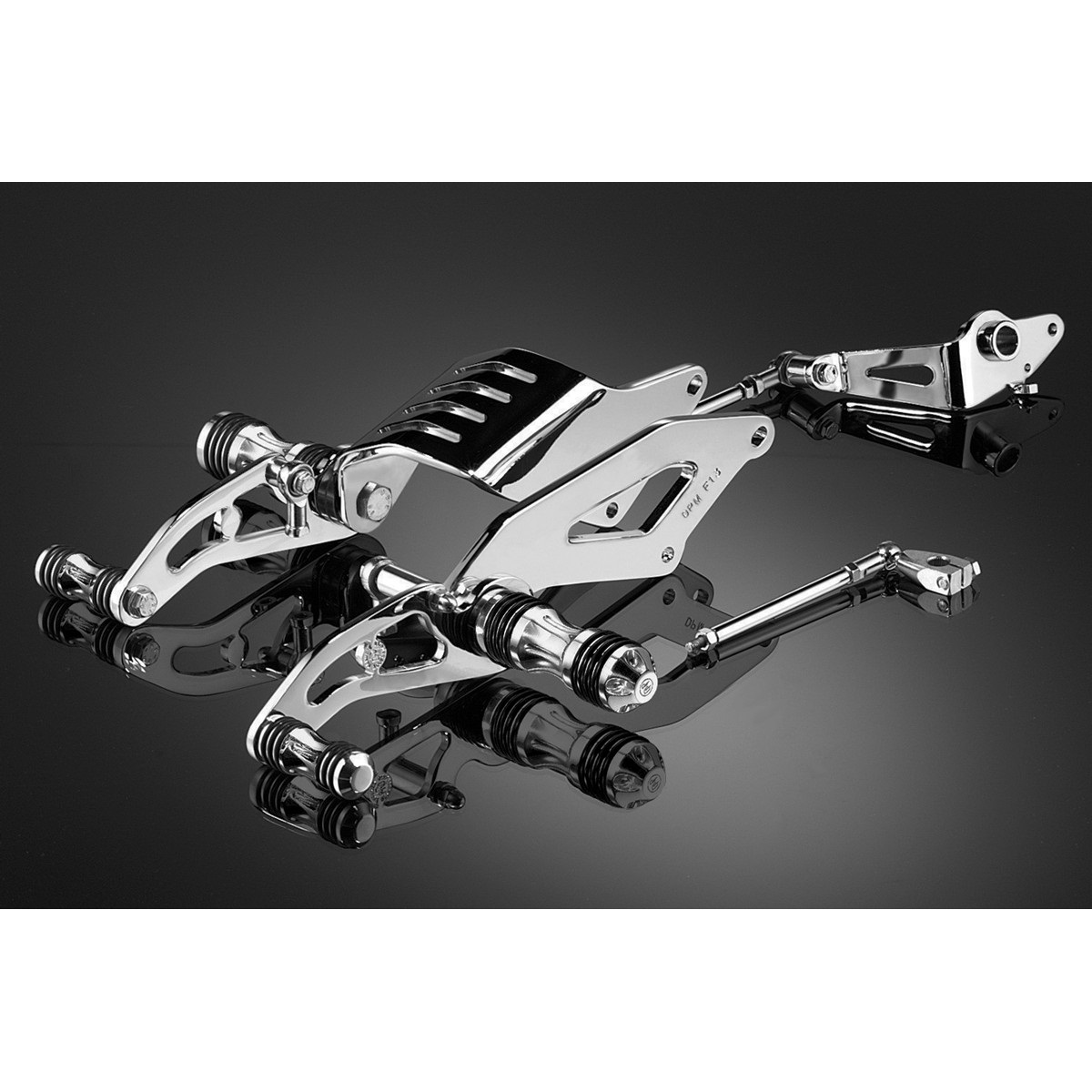 Комплект подножек с креплением и лапками DPM Race для Honda VT1100 C3 Комплект подножек с креплением и лапками DPM Race для Honda VT1100 C3