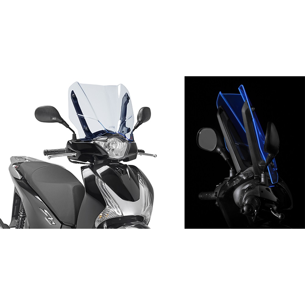 Ветровое стекло Givi / Kappa для Honda SH 125i/150i 2012-2016 Ветровое стекло Givi / Kappa для Honda SH 125i/150i 2012-2016